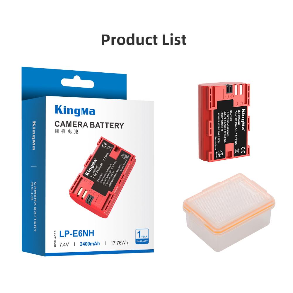 Kingma LP-E6NH baterija 2400mAh - 3